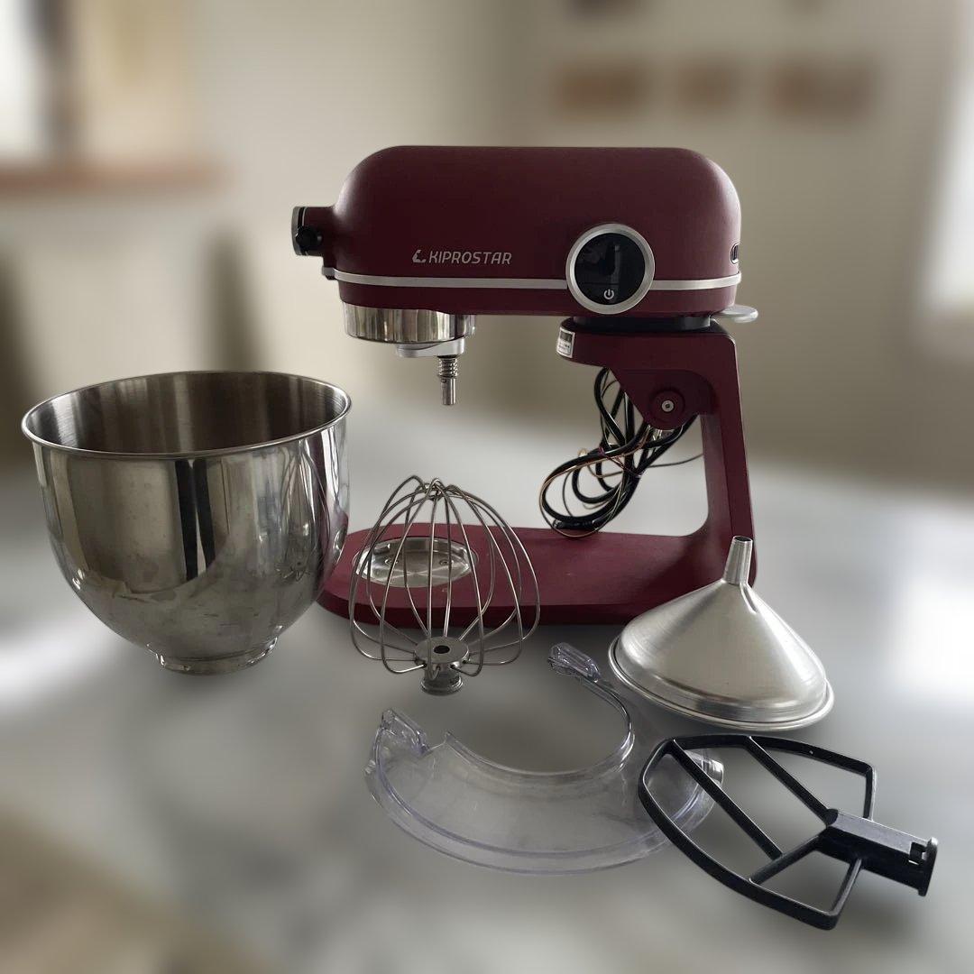 KIPROSTAR スタンドミキサー ワインレッド