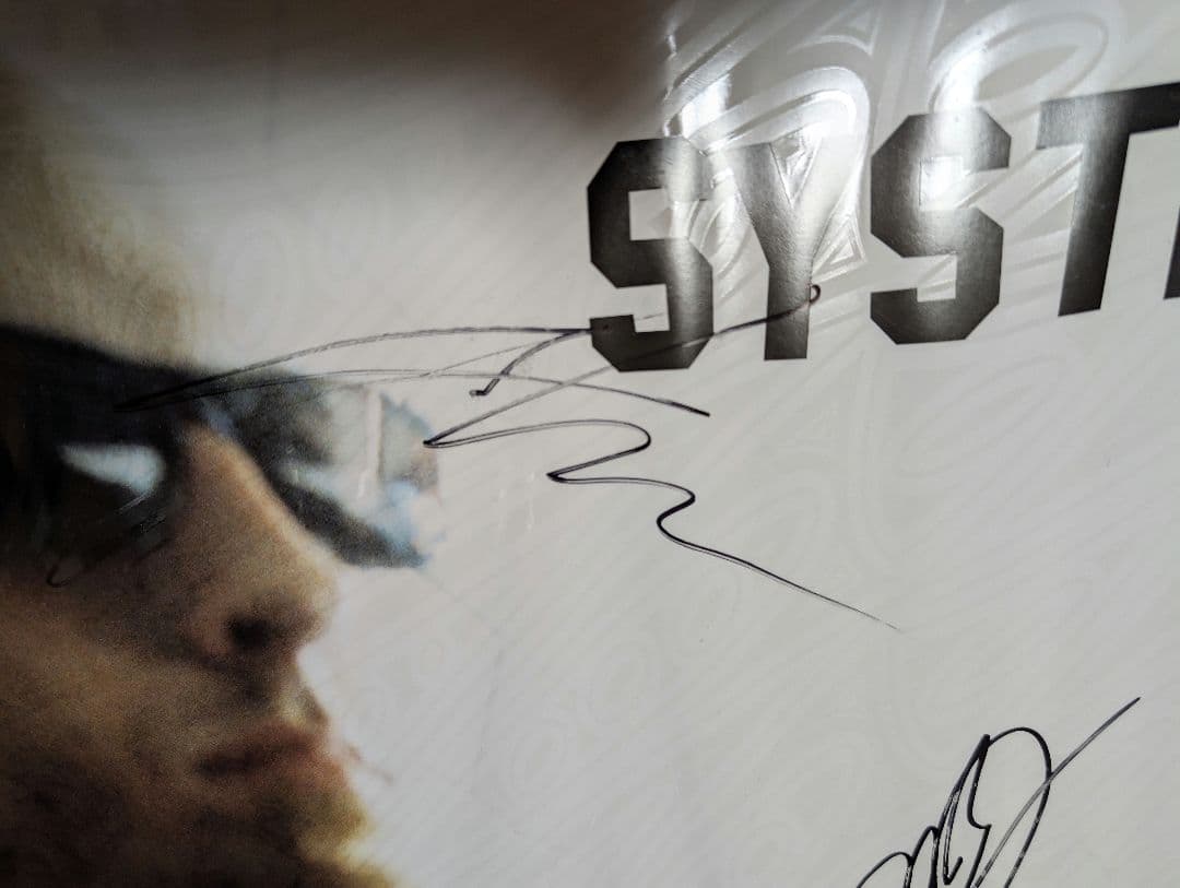 System of a down 直筆 サイン ポスター