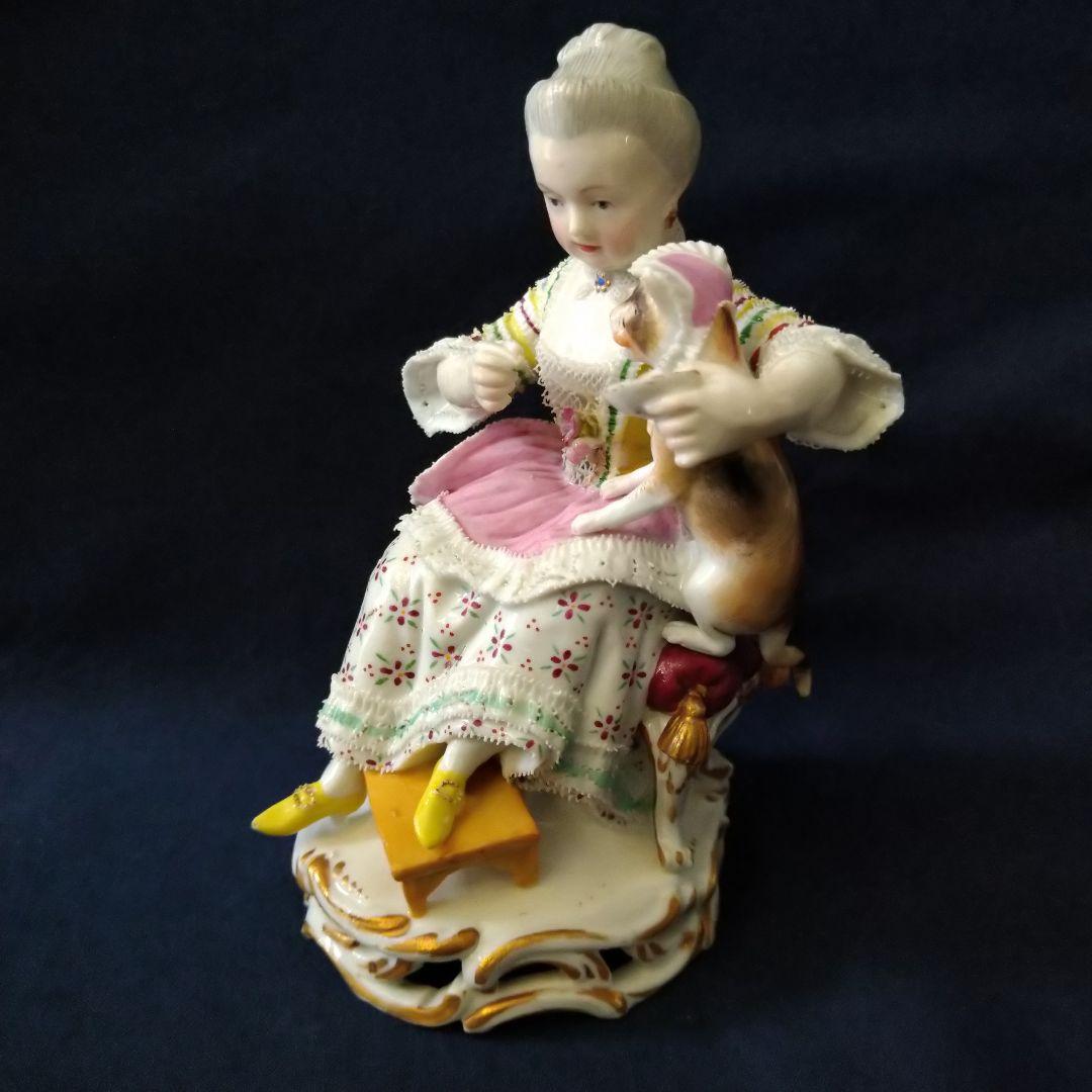 ✤1924年以前マイセン(Meissen)フィギュリン✤『善き飼い主』✤