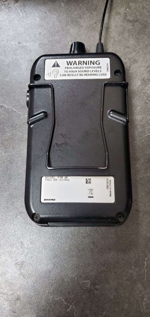 SHURE PSM300 ステレオパーソナルモニターシステム P3TJR-JB