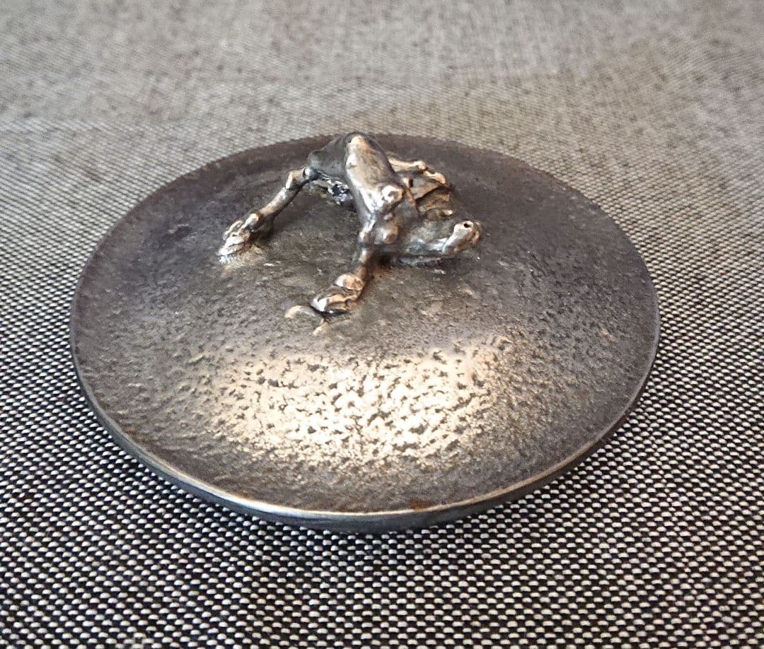 波地紋砂鉄鉄瓶　般若保