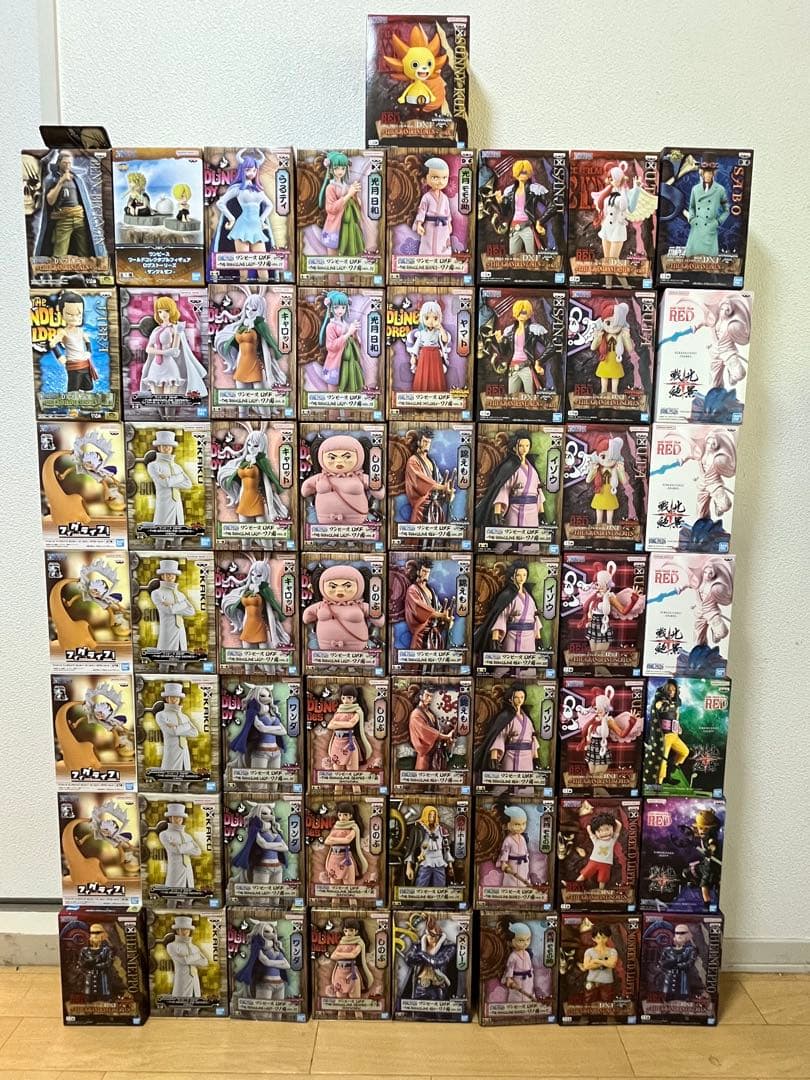 未開封 ワンピースフィギュア 57個 まとめ売り DXF ONE PIECE