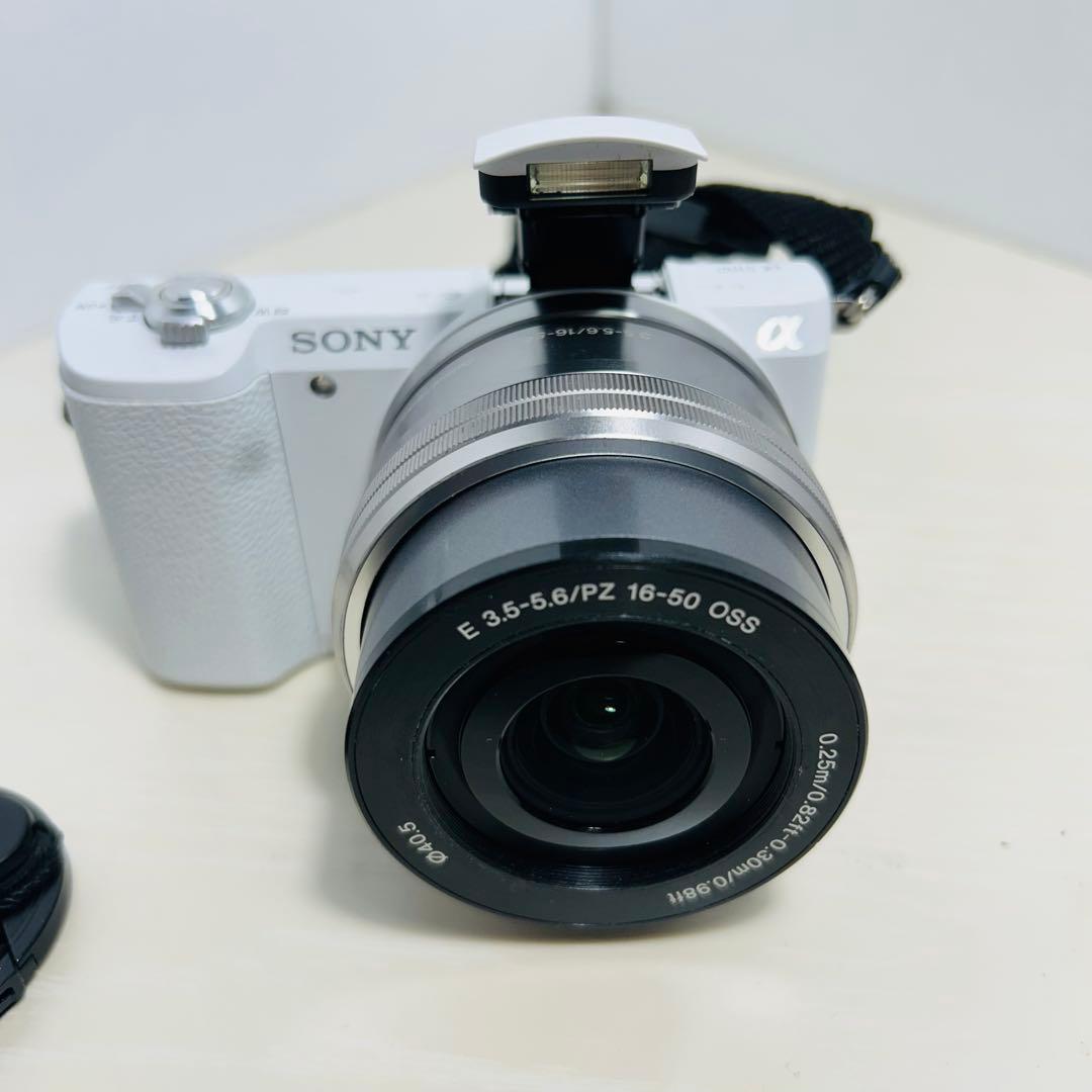 人気！ SONY α5100 ミラーレス一眼 E 16-50mm ホワイト