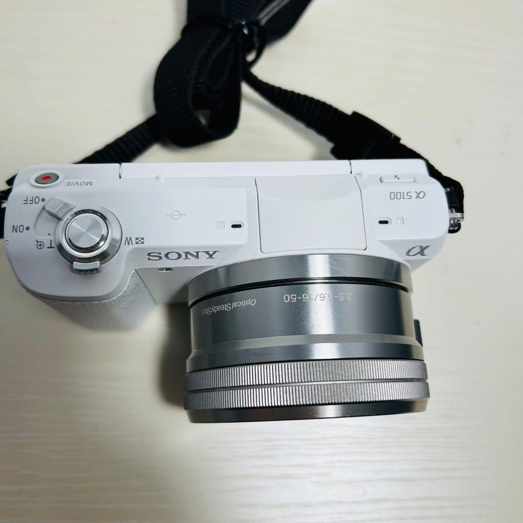 人気！ SONY α5100 ミラーレス一眼 E 16-50mm ホワイト
