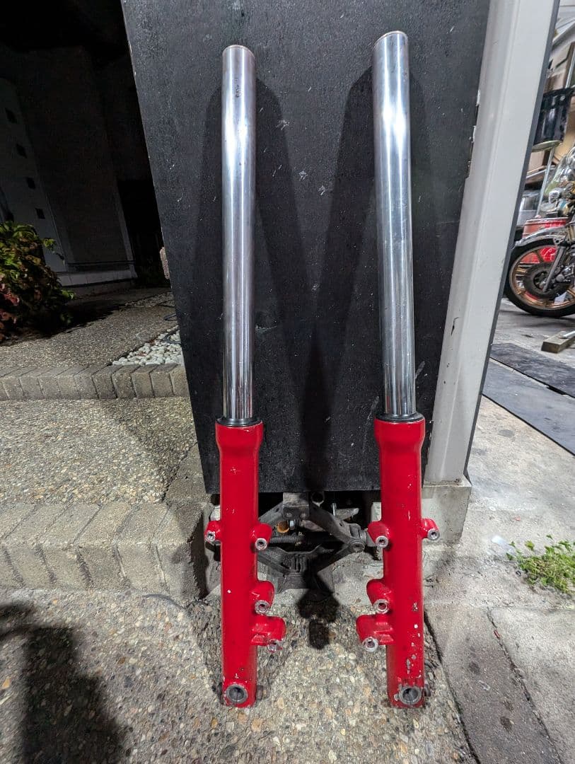 ゼファー400 フロントフォーク