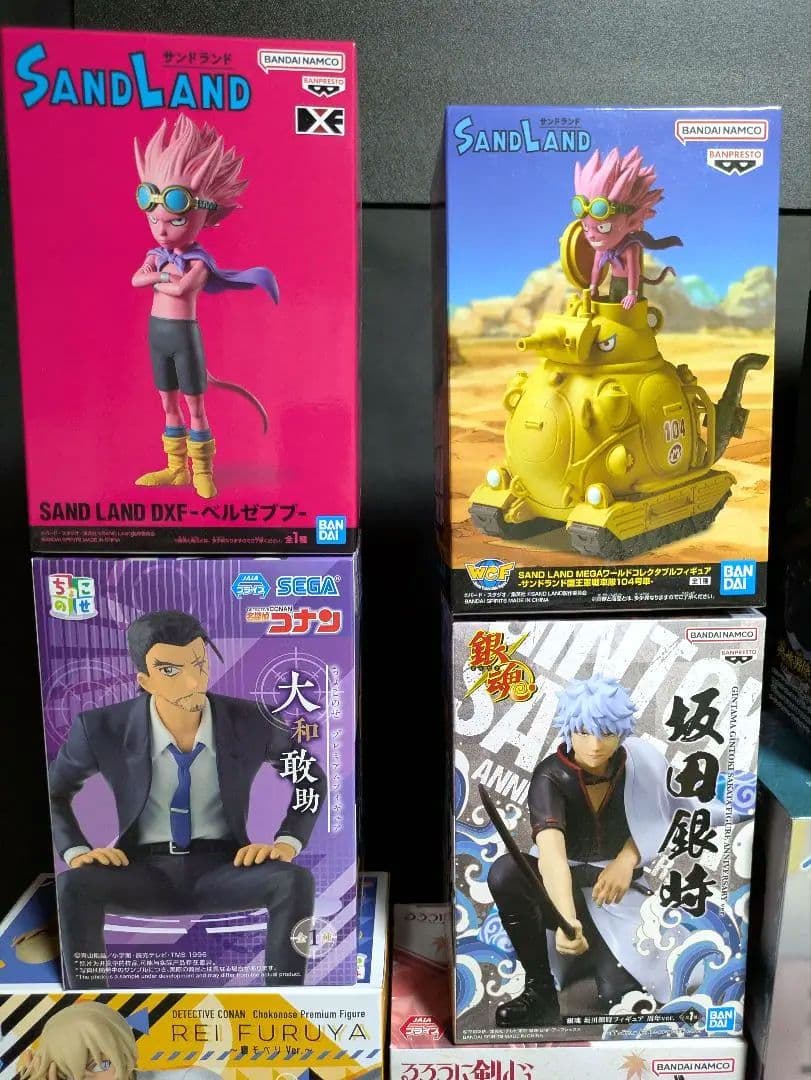 フィギュアまとめ売り　銀魂　ポケモン　コナン　サンドランド　マッシュル　サカモト