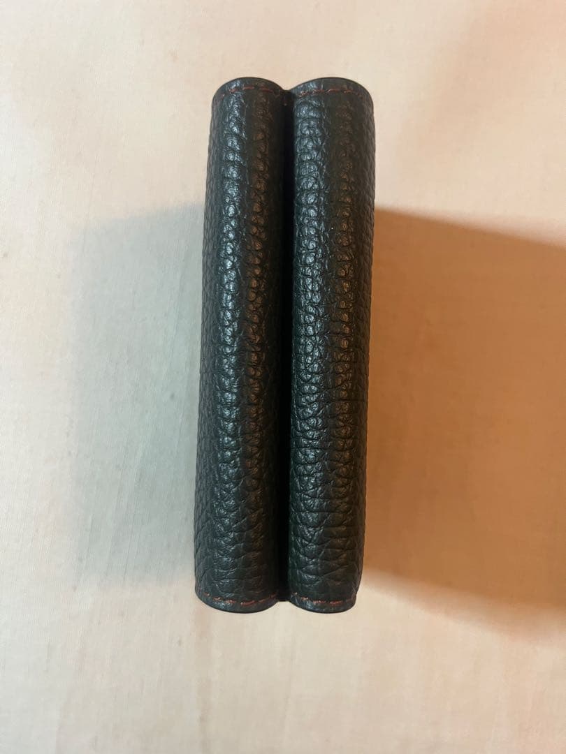 マルニ marni レザー製3つ折り財布 オリーブ グリーン ほぼ未使用 美品