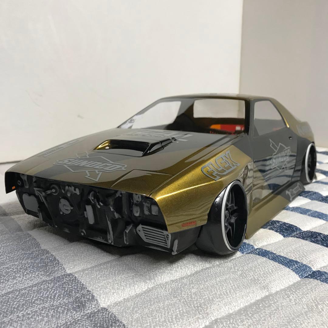 ラジコン・ラジドリ・fc3sバンパーレス仕様