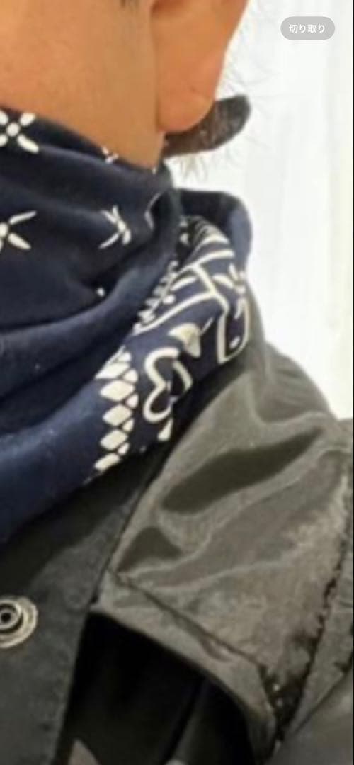 60S DEAD STOCK VINTAGE BANDANA アイアン クロス