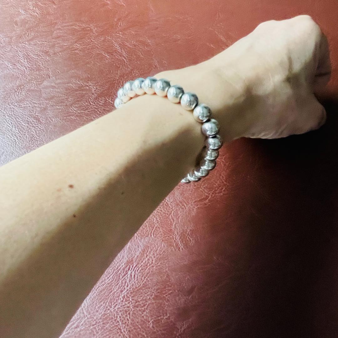 ブレスレット メンズ シルバー925 ヴィンテージ イタリア マグネット式 レア