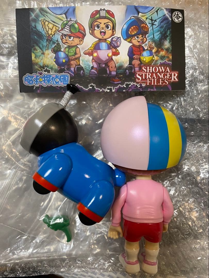 ore toys 昭和　探偵団　キカイダー　ヘルメット　トレイン　ソフビ