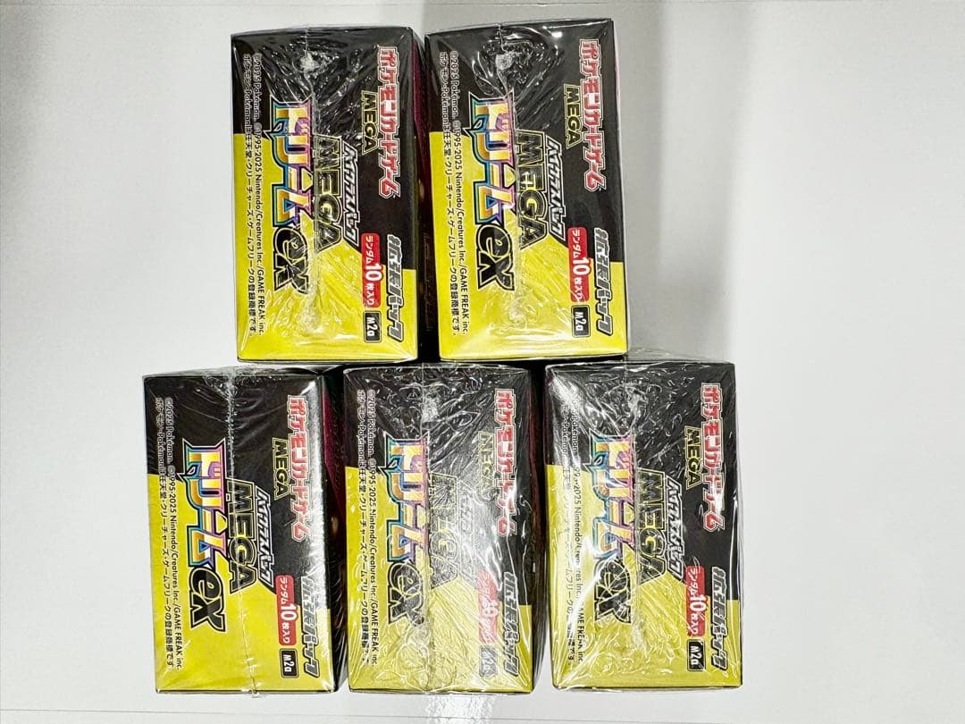 ポケモンカード MEGAドリームex 5BOXシュリンク付き