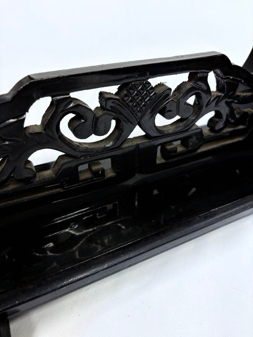 刀掛け 象牙台 木製 火縄銃 武具 日本刀 台 飾り台