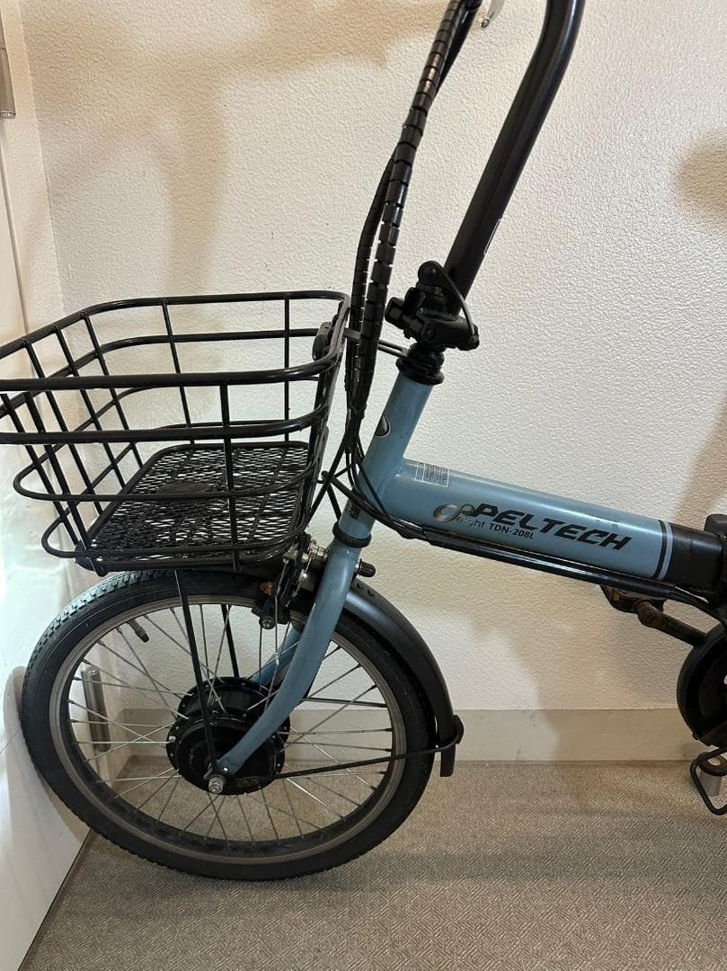 『配送可』ＰＥＬＴＥＣＨペルテック ＴＤＮ－２０８Ｌ折りたたみ電動アシスト自転車