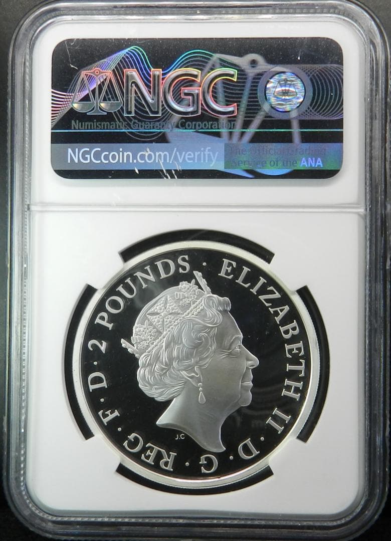 ★希少２００枚の初期発行分★ 2018 イギリス 銀貨 ブリタニア ２ポンド