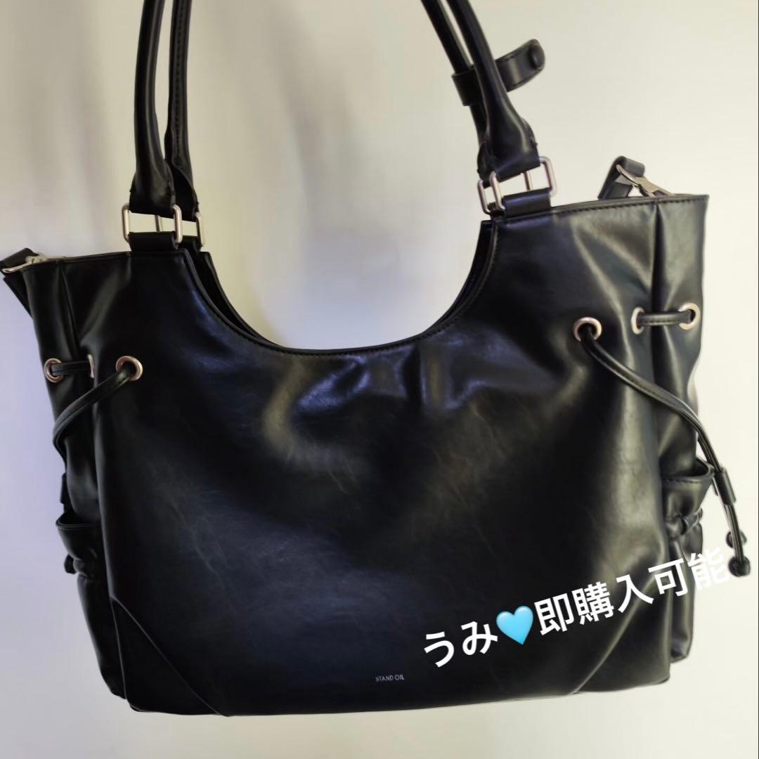 STAND OIL Breezy Bag ブラック ショルダーバッグ
