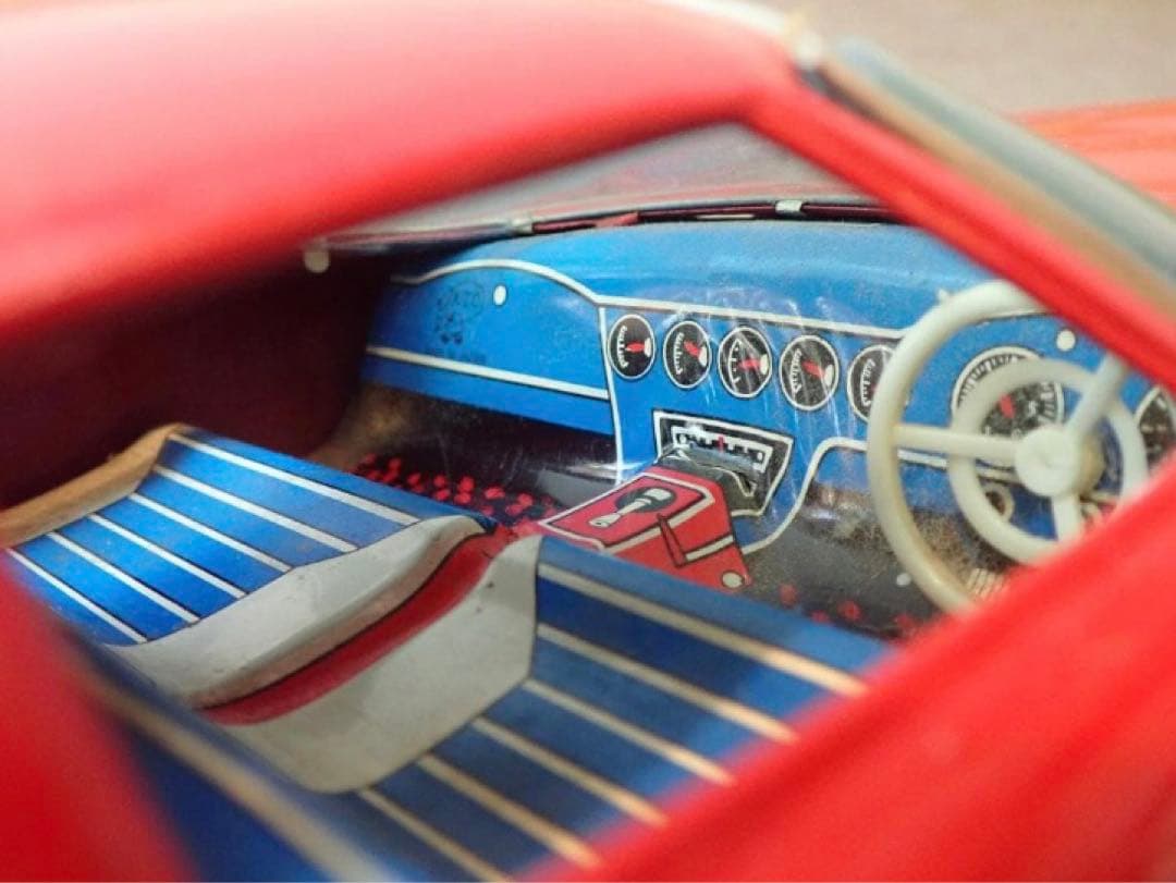 t*0様 アサヒ玩具 日本製 トヨタ2000GT 全長38㎝ブリキカー ATC☆