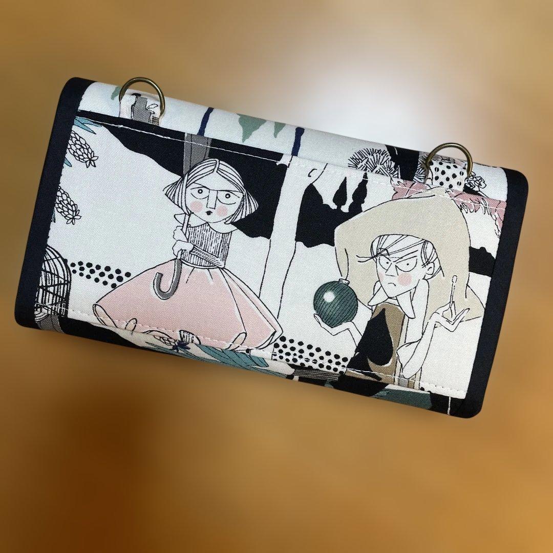 長財布　やりくり財布　ハンドメイド　レア廃盤生地