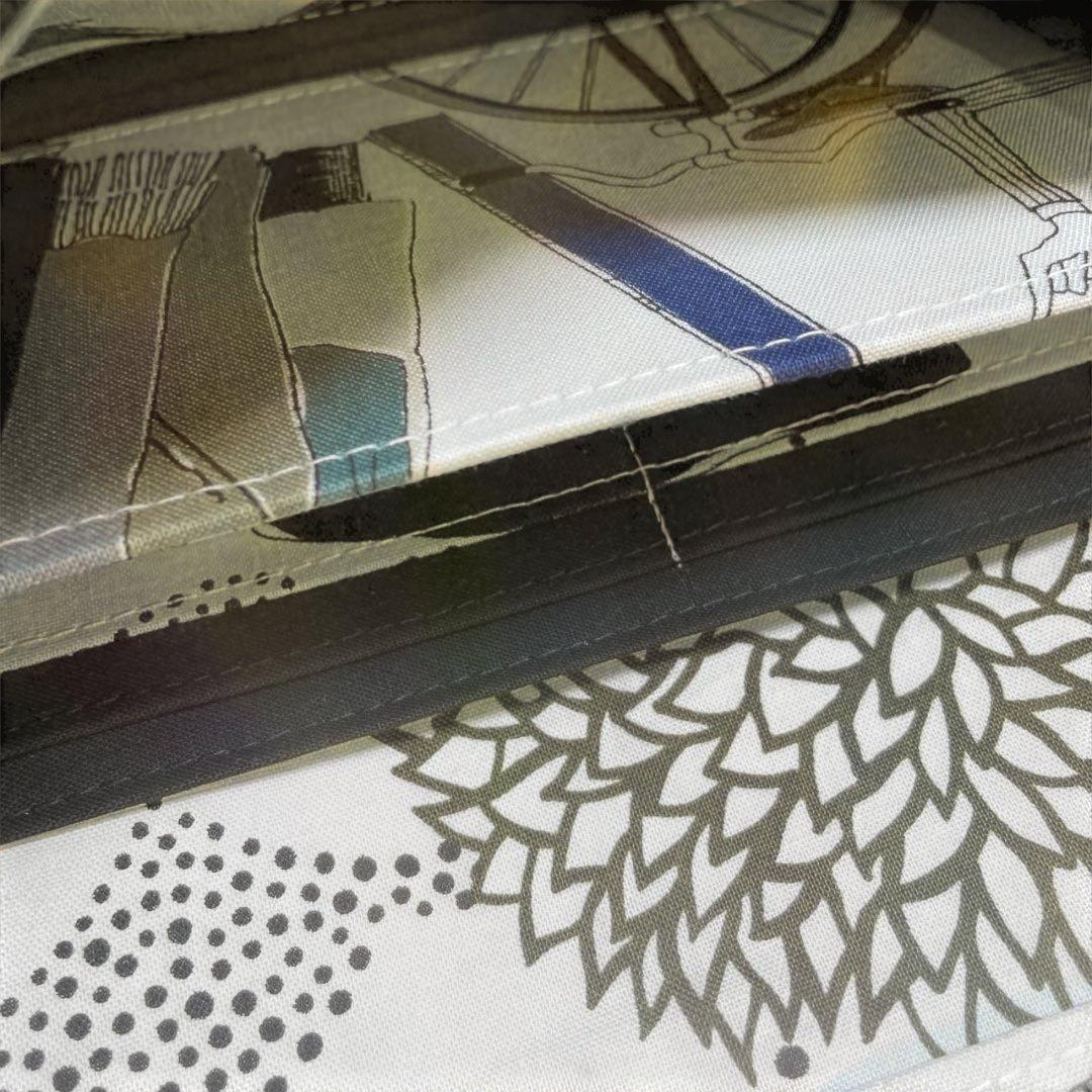 長財布　やりくり財布　ハンドメイド　レア廃盤生地