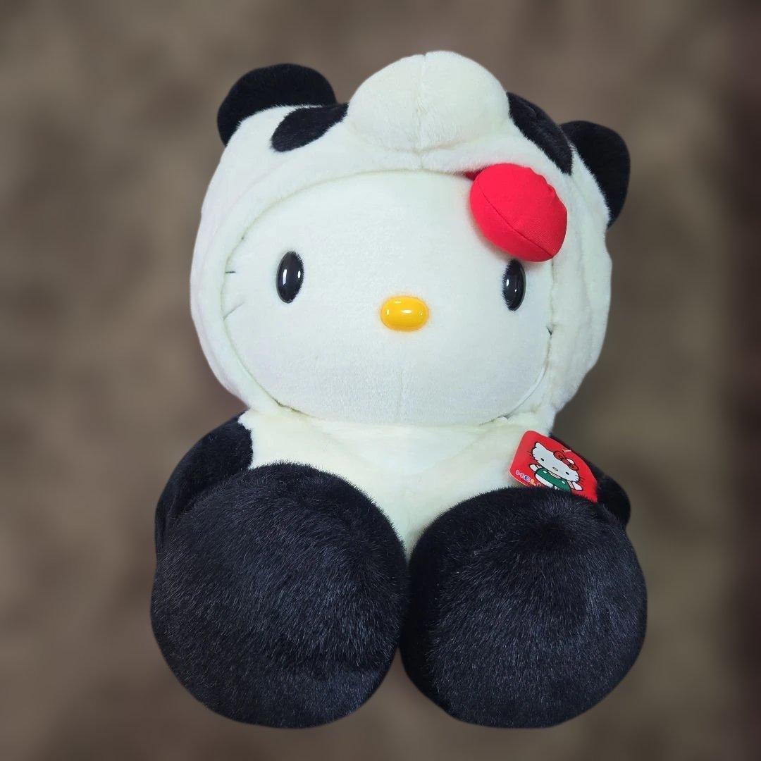 激レア☆ハローキティ☆特大ぬいぐるみ☆着ぐるみパンダキティ☆サンリオ