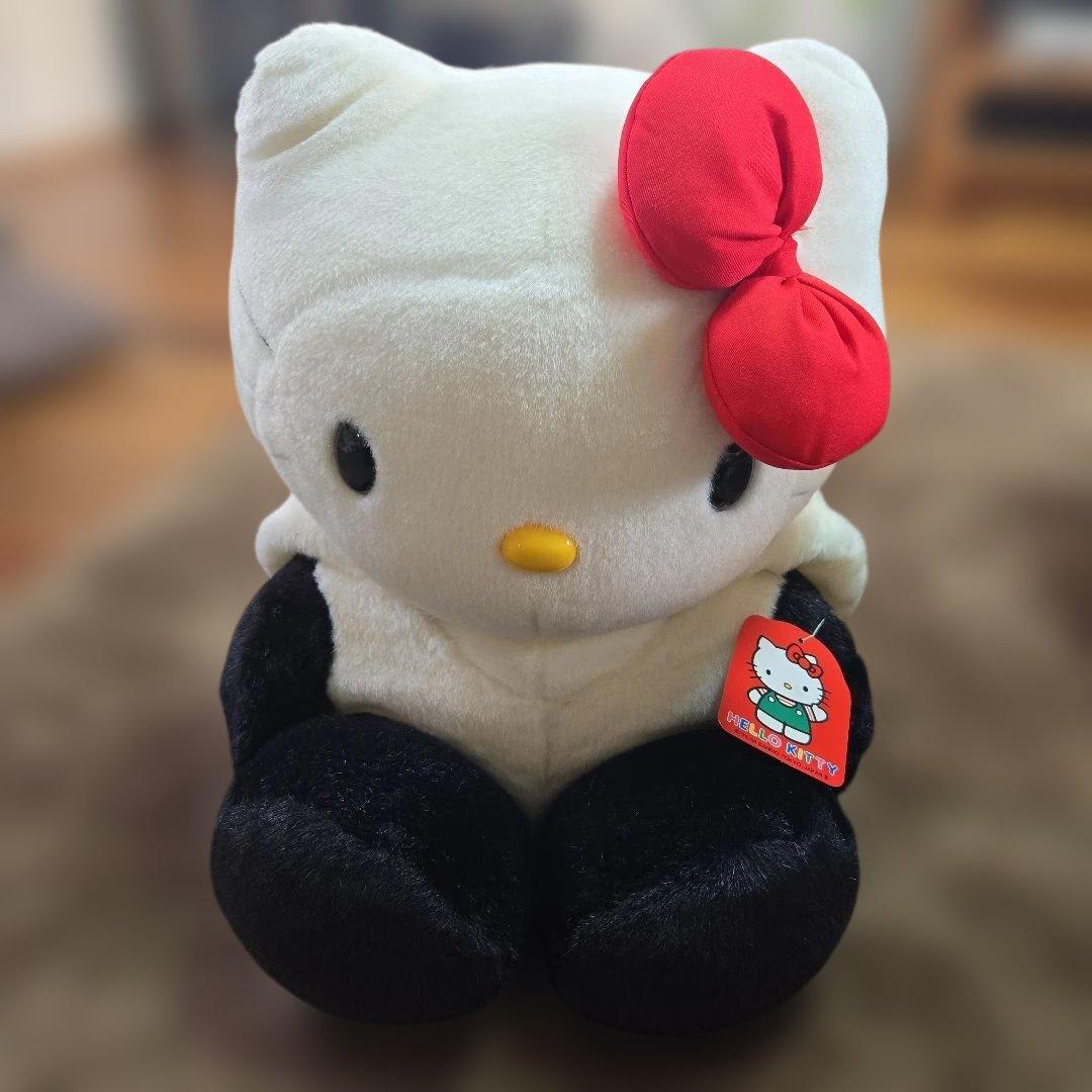 激レア☆ハローキティ☆特大ぬいぐるみ☆着ぐるみパンダキティ☆サンリオ