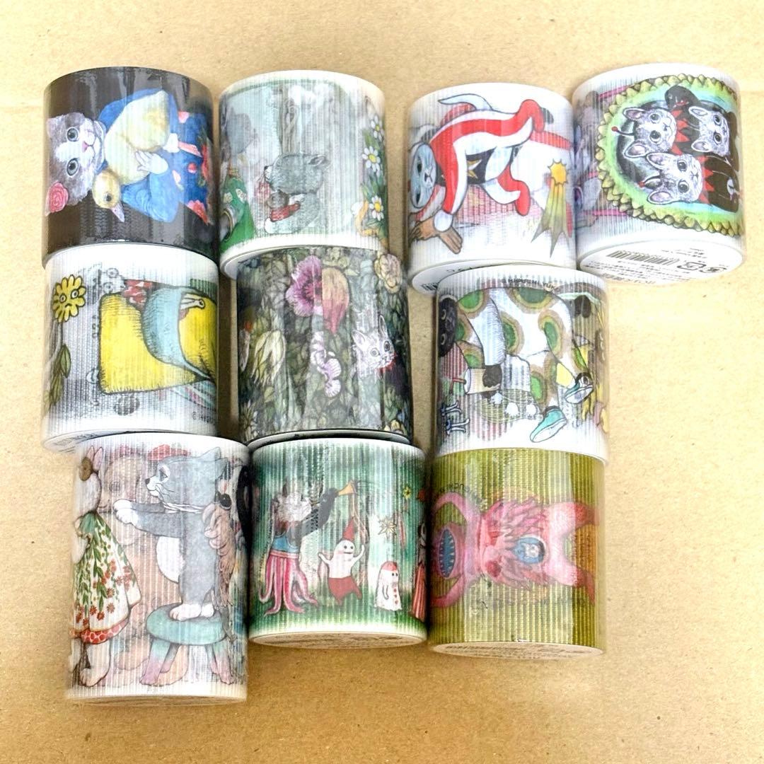 新品未開封☆完売品☆ボリス雑貨店 ヒグチユウコ　養生テープ10個セット