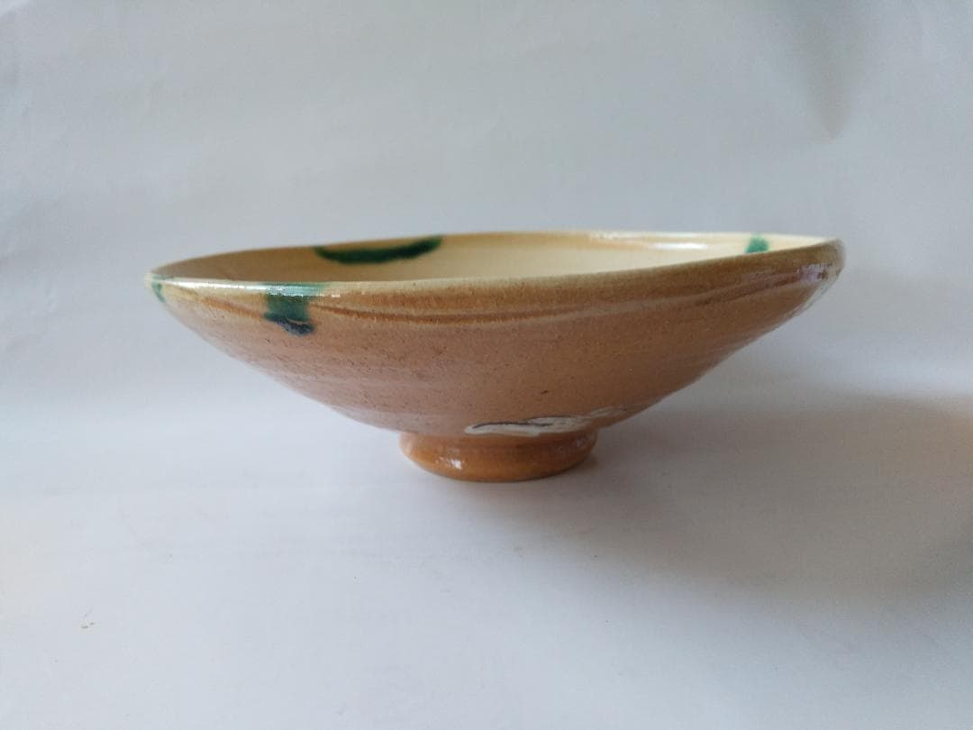 弥七田織部 茶碗 桃山窯 林英仁 作 共箱 栞 茶道具 抹茶碗  新品 未使用