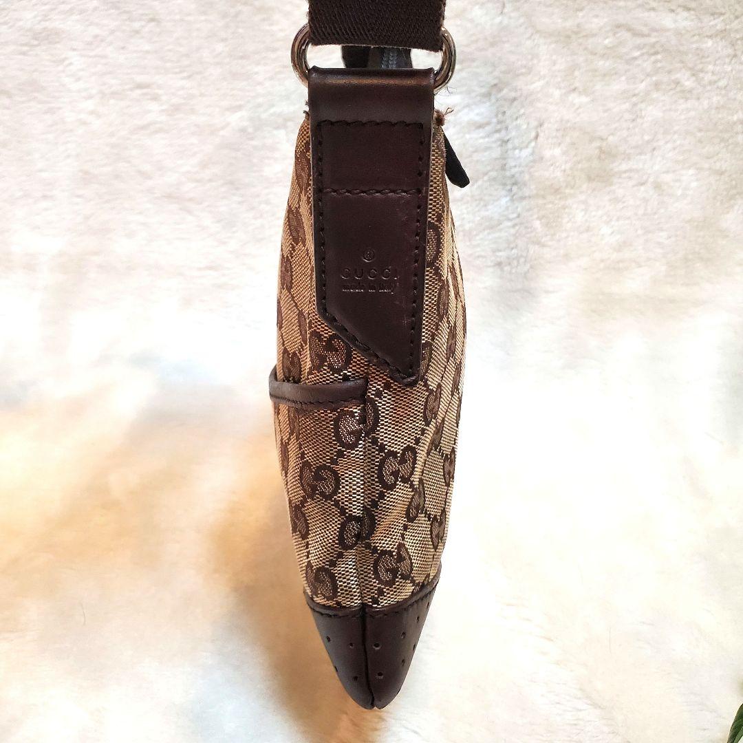 正規品 GUCCI グッチ GGキャンバス ミニ ショルダーバッグ 斜め掛け 鞄