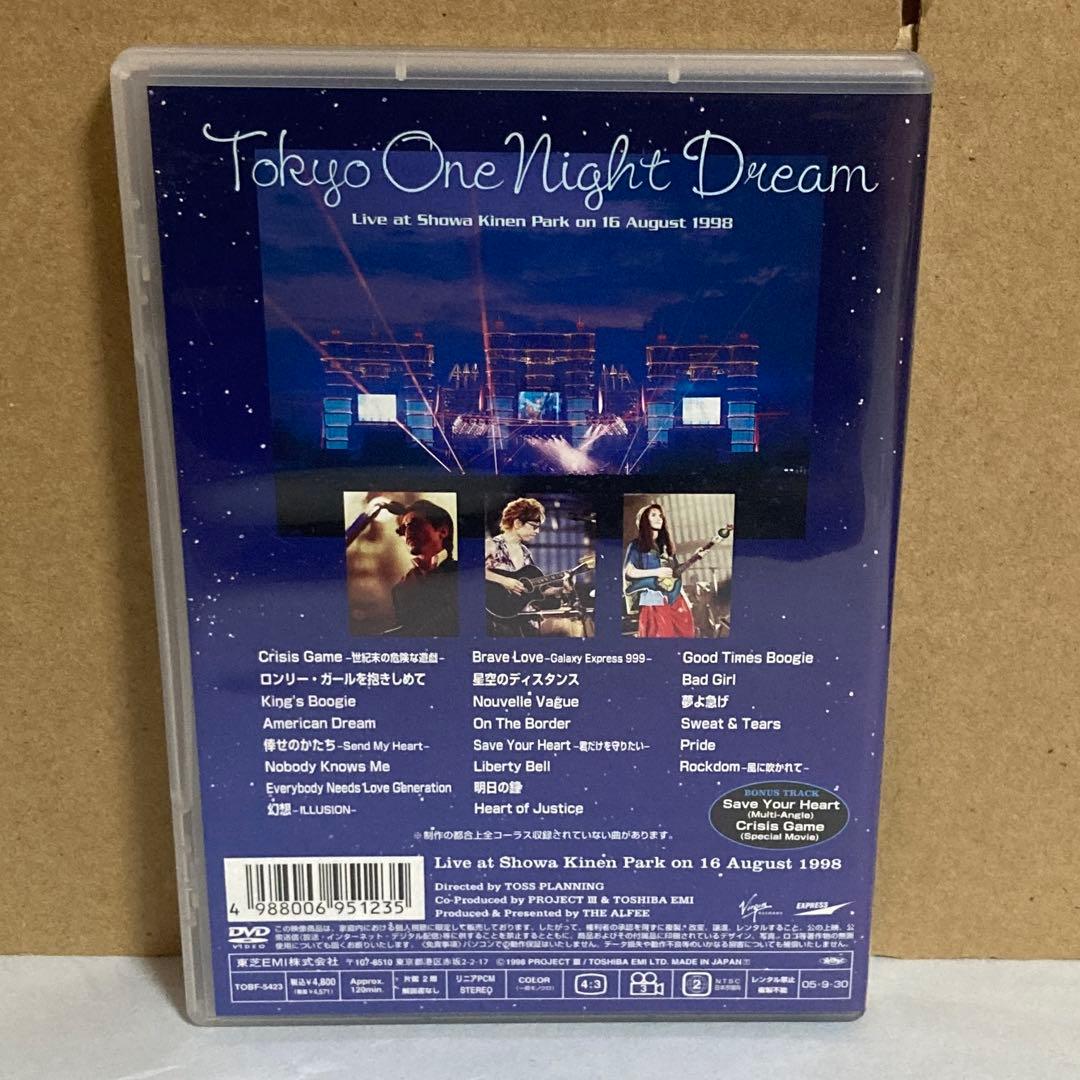 ミュージック THE ALFEE TOKYO ONE NIGHT DREAM 1998