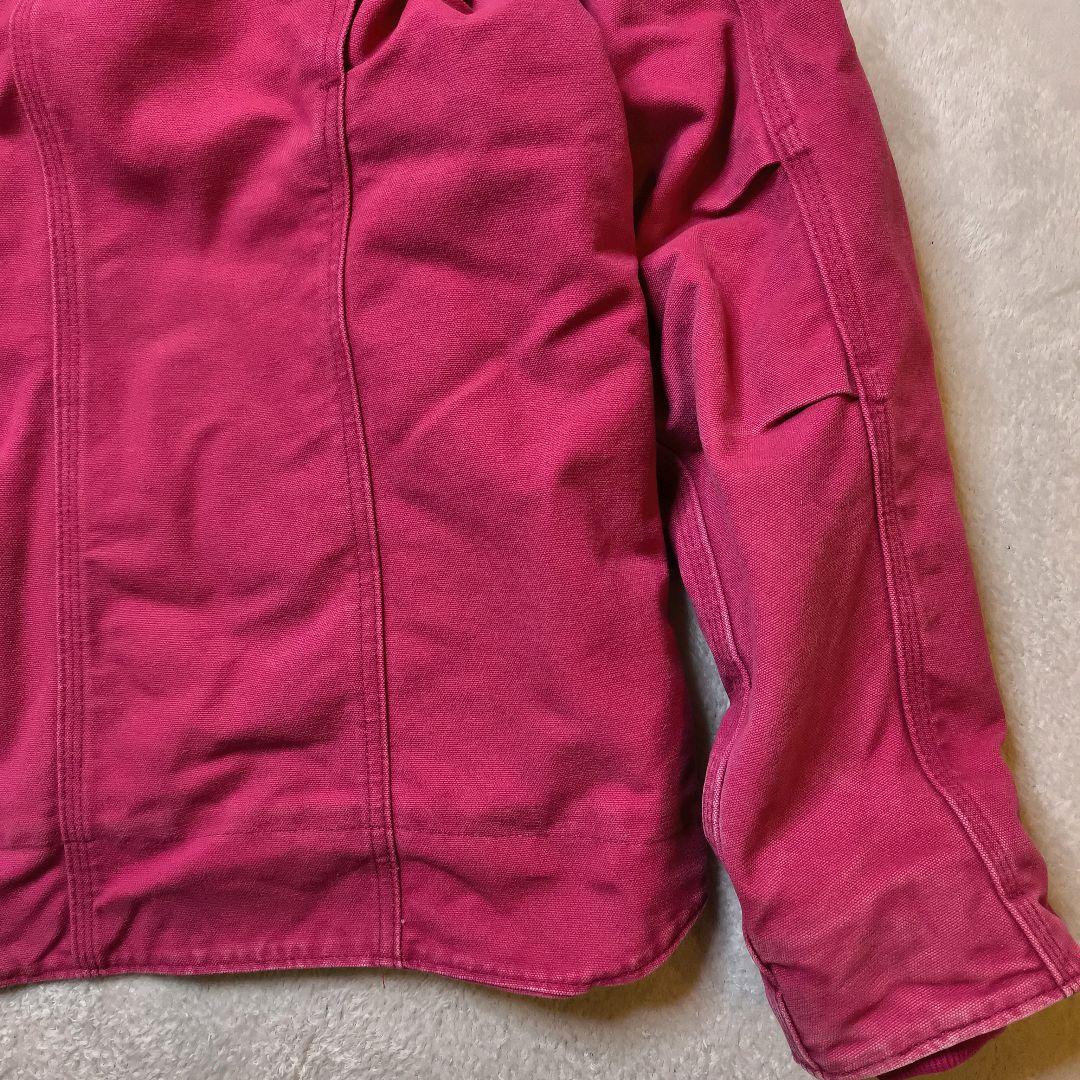 Carhartt シエラジャケット ピンク 裏ボア アクションプリーツ L