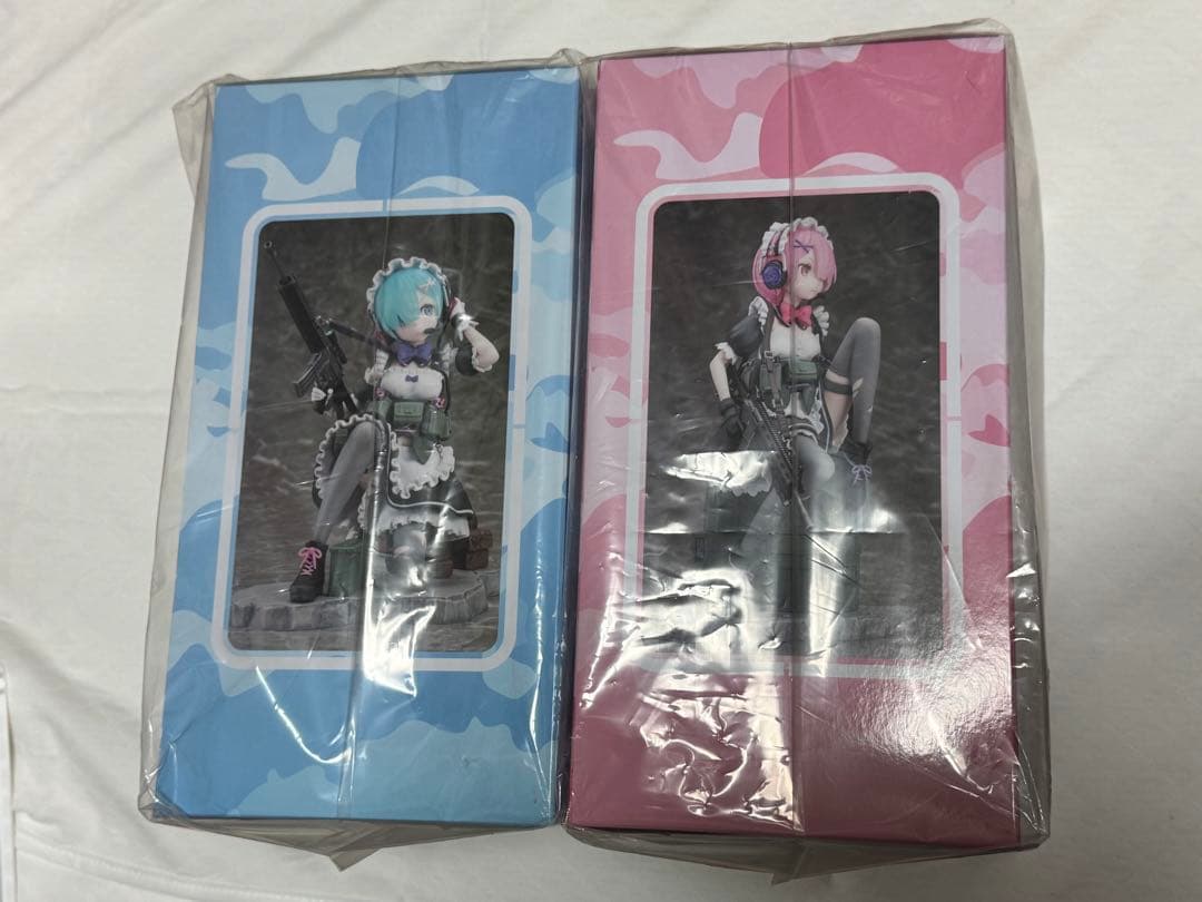 リゼロ　ミリタリーフィギュア　レム&ラム