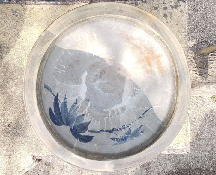 メダカ鉢 珍品 中野行山作 落款無し