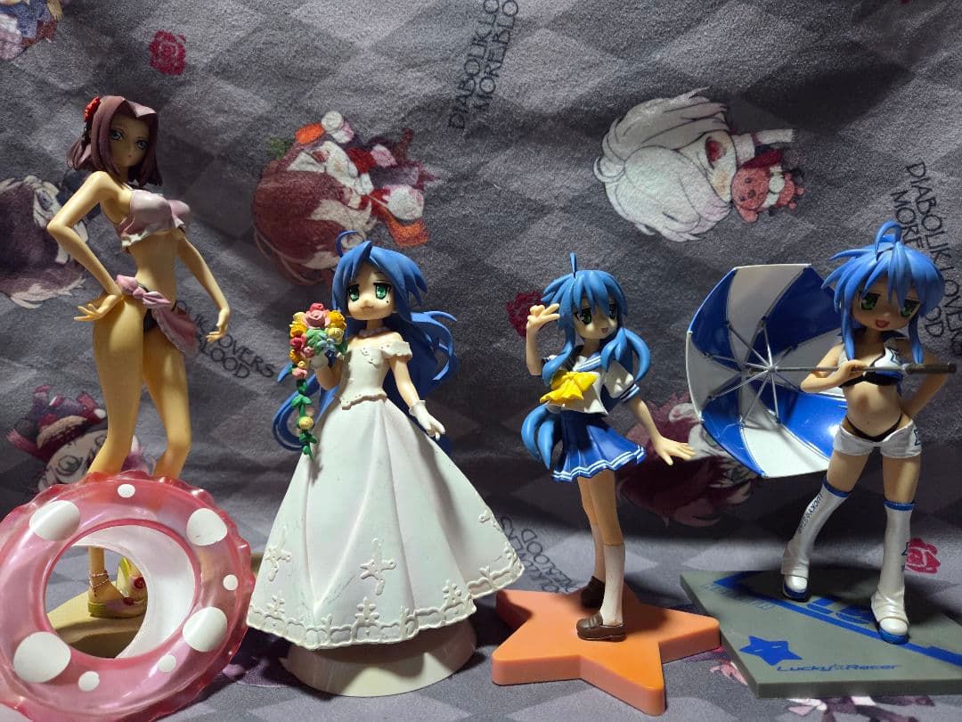 らき☆すた　コードギアス　フィギュア4点セット