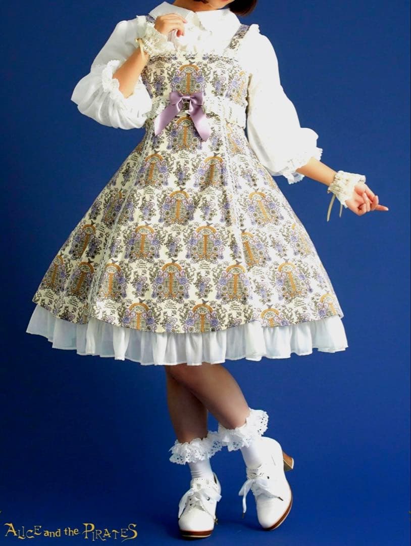 旅立ちのブーケと希望の窓柄JSK【ALICE and the PIRATES】