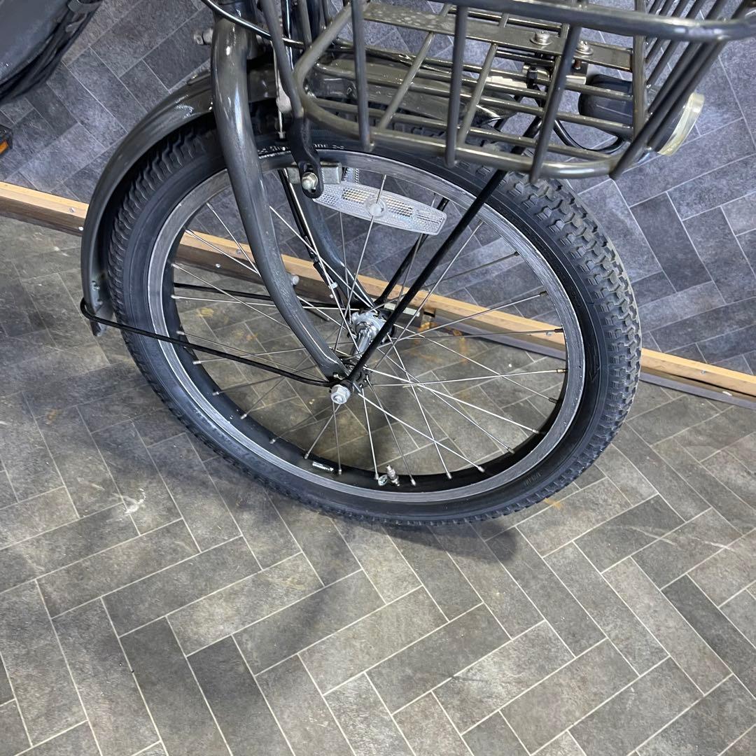 電動アシスト自転車 ブラック チャイルドシート付き