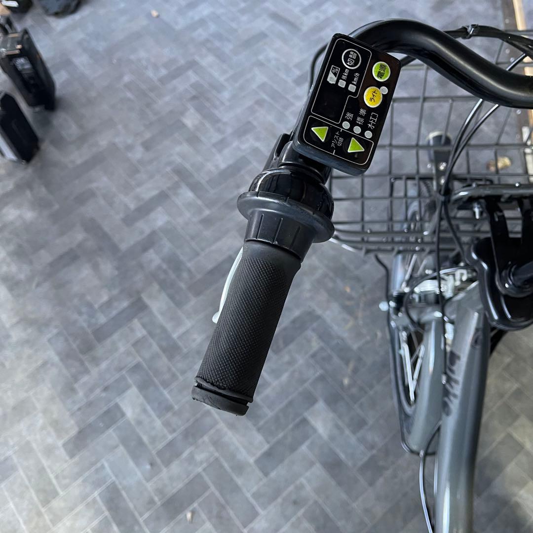 電動アシスト自転車 ブラック チャイルドシート付き