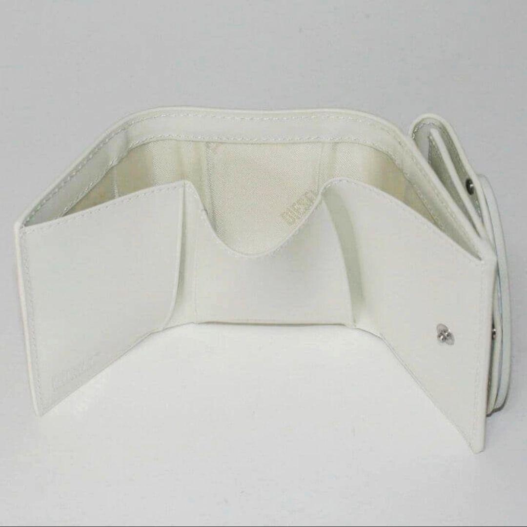 【新品】DIESEL ディーゼル 牛革 三つ折り財布 ウォレット 白