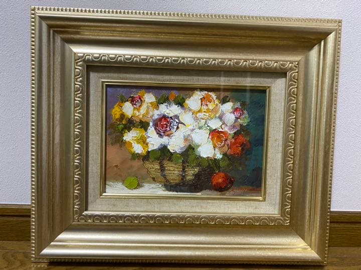 【SALE】横山邦夫　油絵　油彩　象元会会員　絵画　日本画家