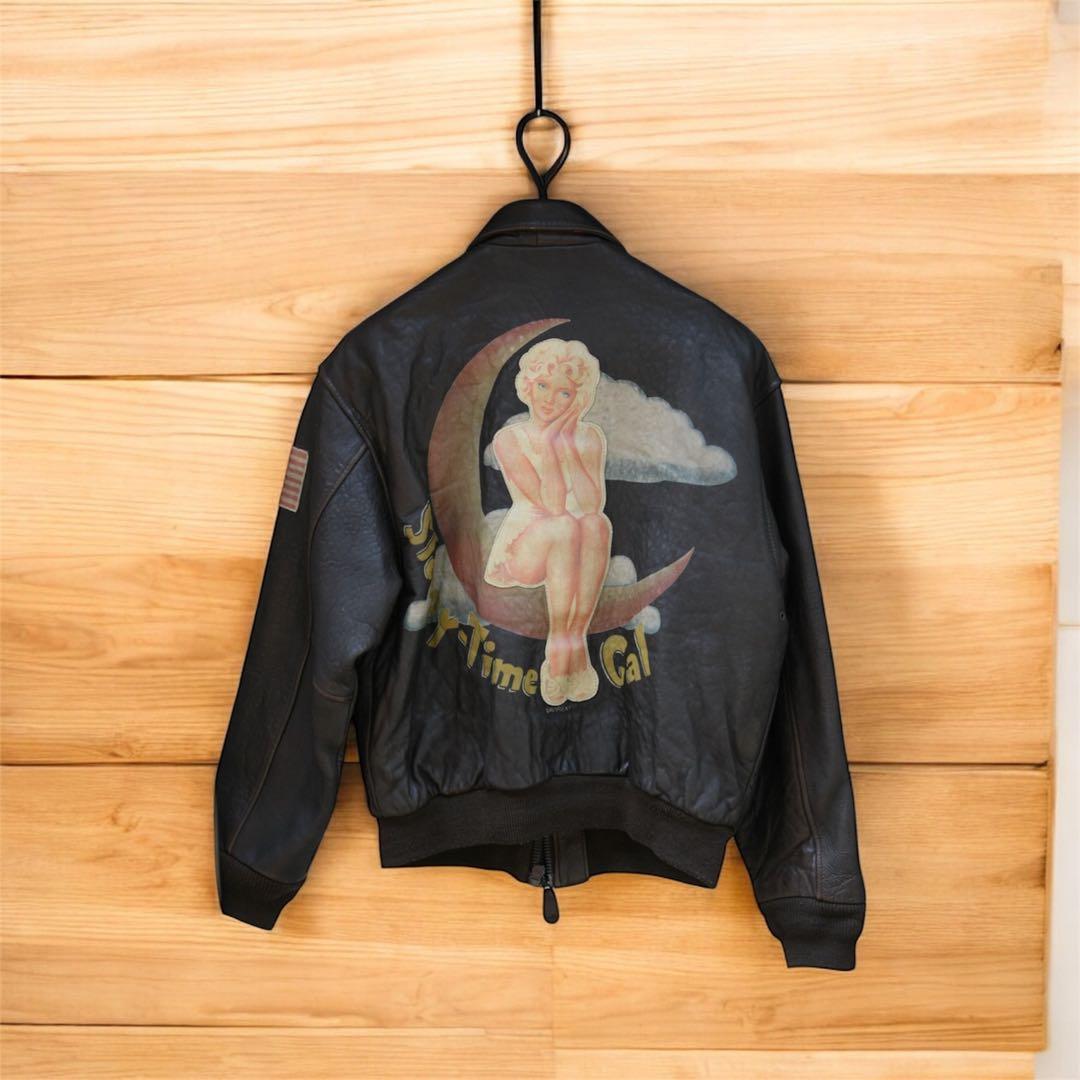 b*)様 AVIREX/A-2フライトジャケット/Sleepy-Time Gal