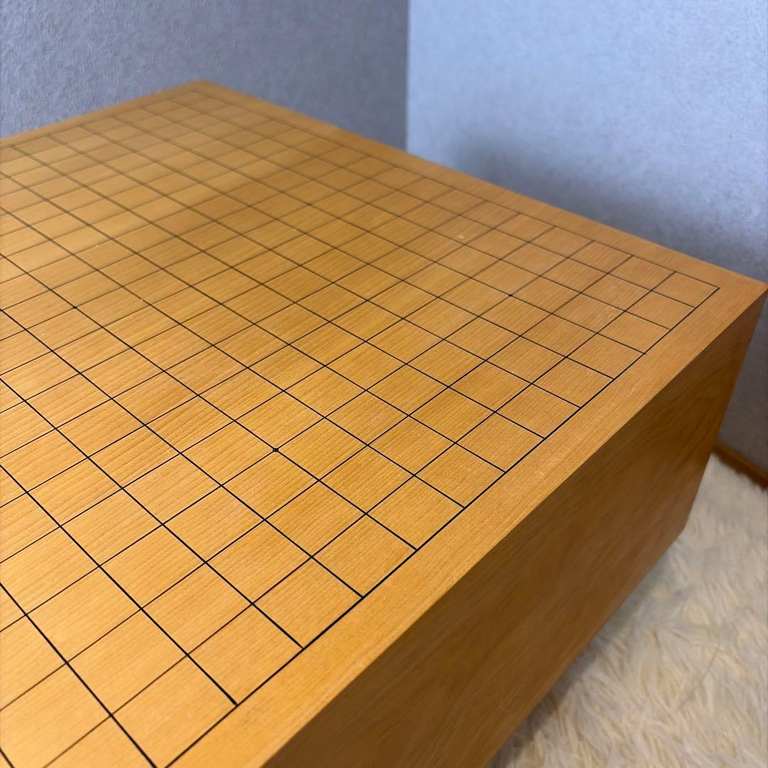 Baimei囲碁盤 本榧 天地柾目 ヘソ・脚付き 特大5.8寸