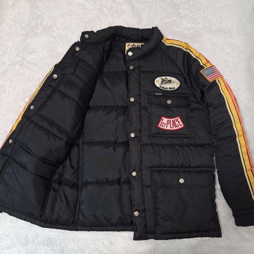 【希少 極美品】 SchottBros ダウンジャケット 黒