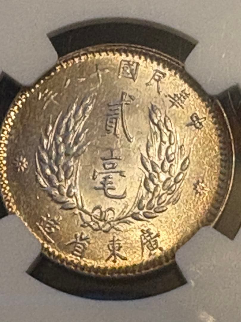 中華民国18年（1929） 広東省 20セント