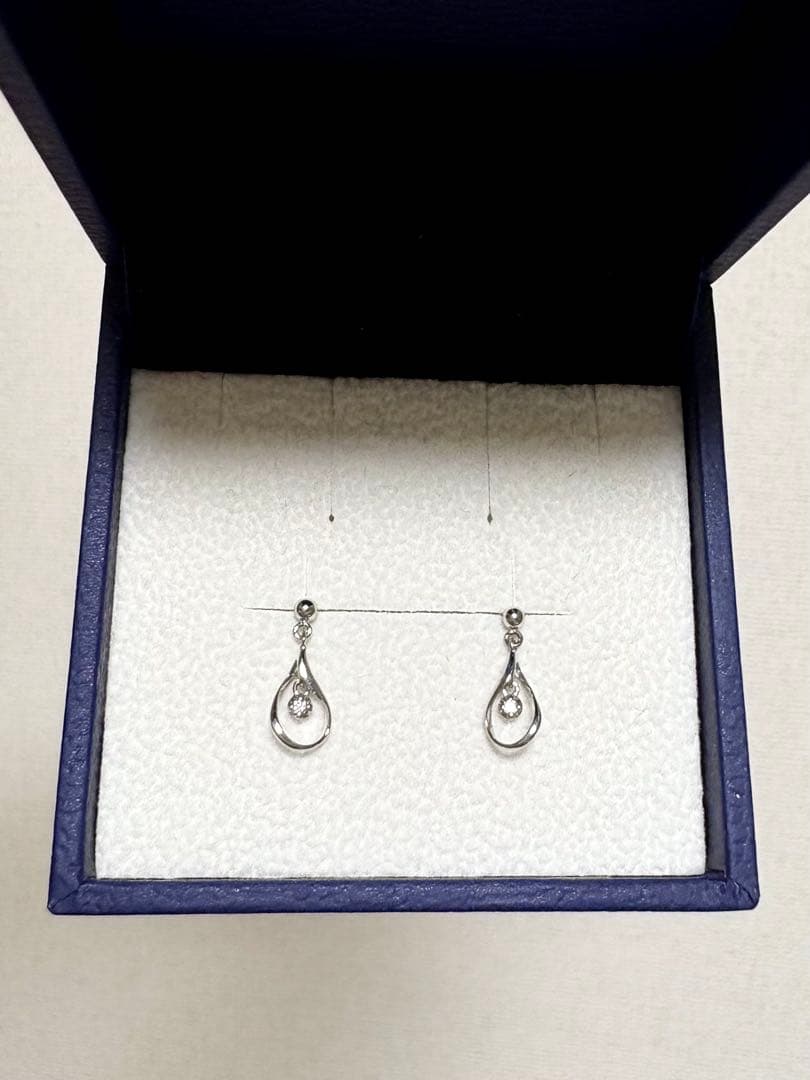 Vendome Aoyama ダイヤモンド ドロップ ピアス