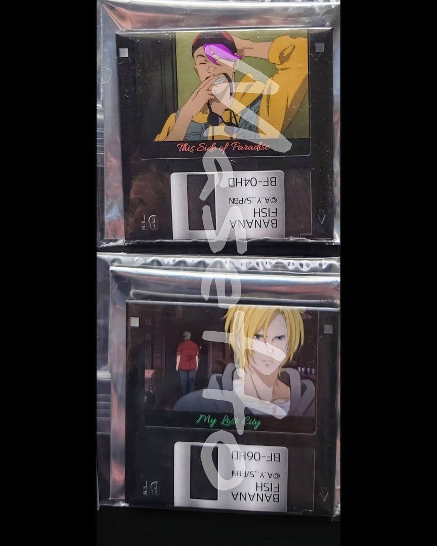 【稀少品】バナナフィッシュ フロッピー風缶バッジ vol.1 セミコンプ