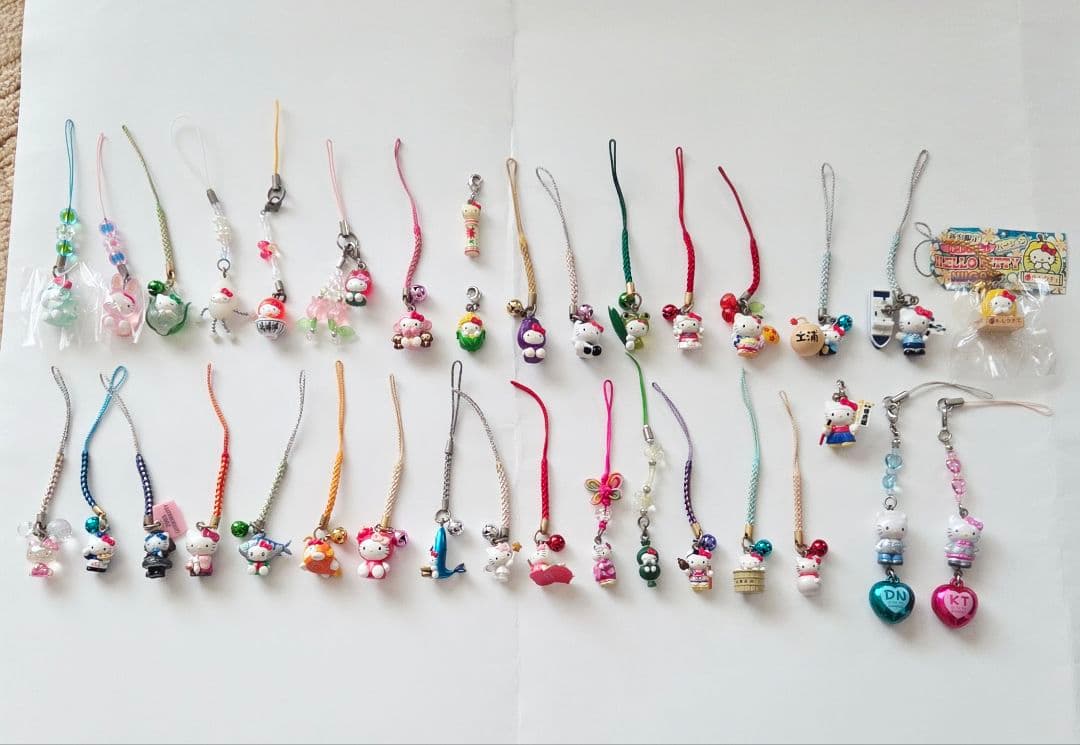 ご当地キティ根付け★中古まとめ売り