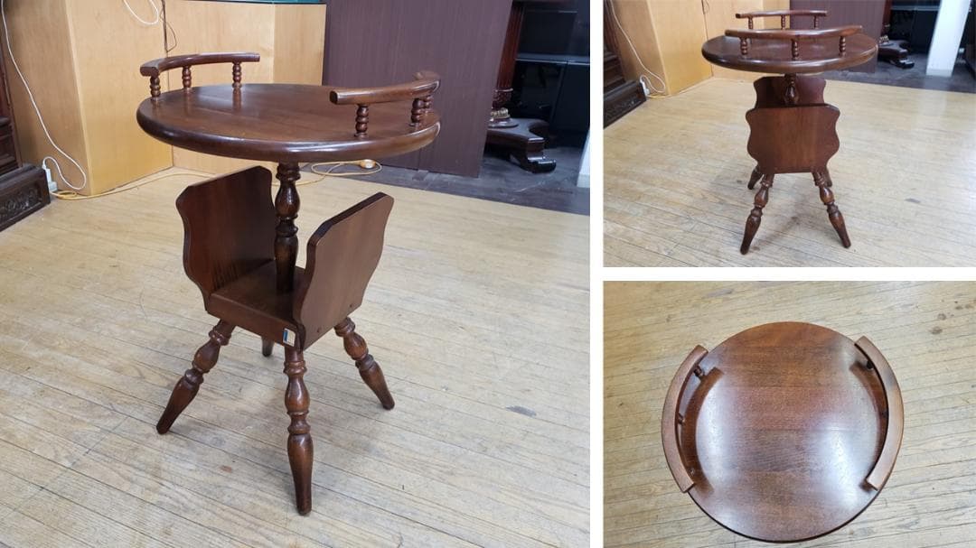 J36　飛騨産業　キツツキマーク　花台　サイドテーブル