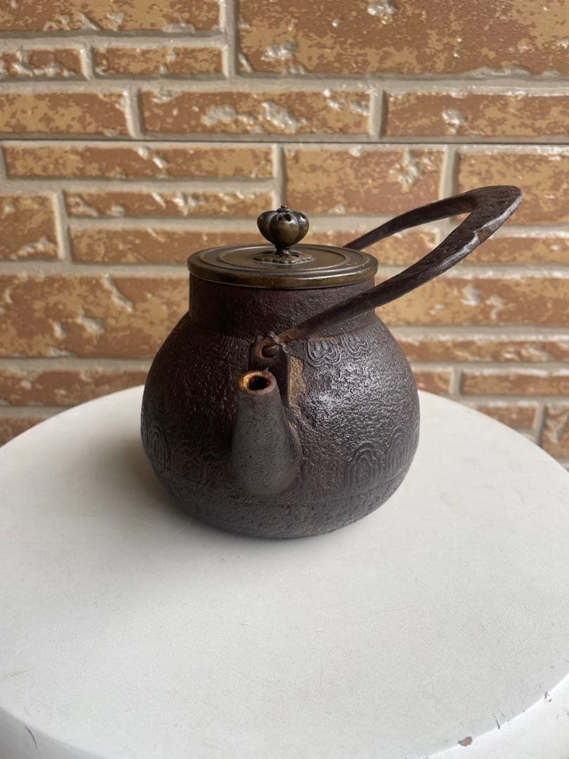 【骨董品】 龍文堂 鉄瓶