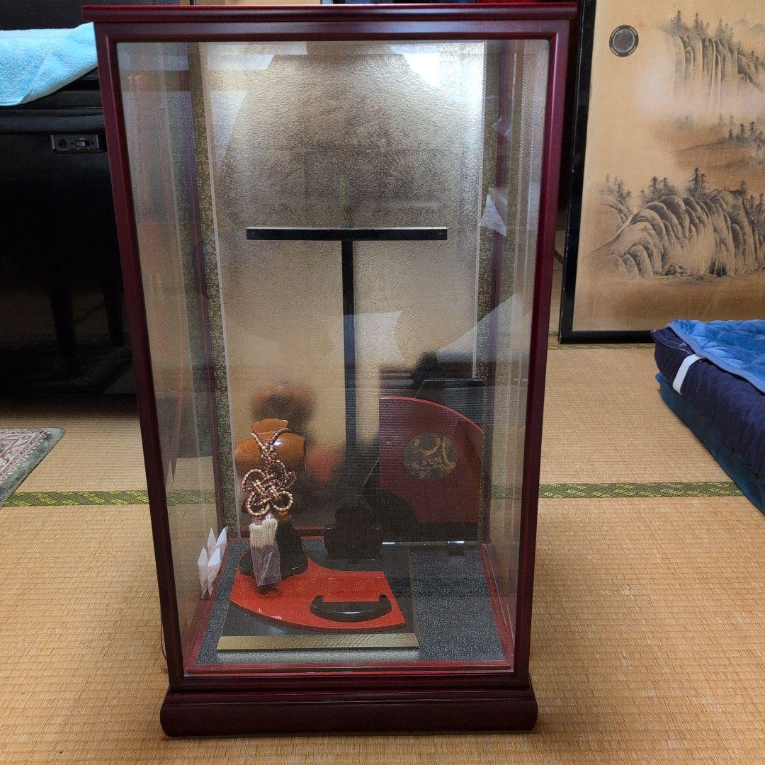 木目込人小槌ガラスケース付き