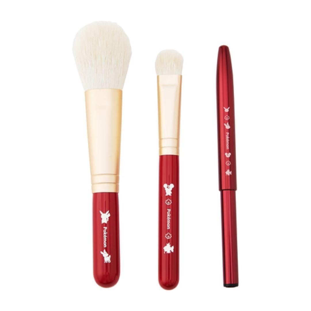 熊野筆 ブラシ3本セット ポケモンセンターヒロシマR