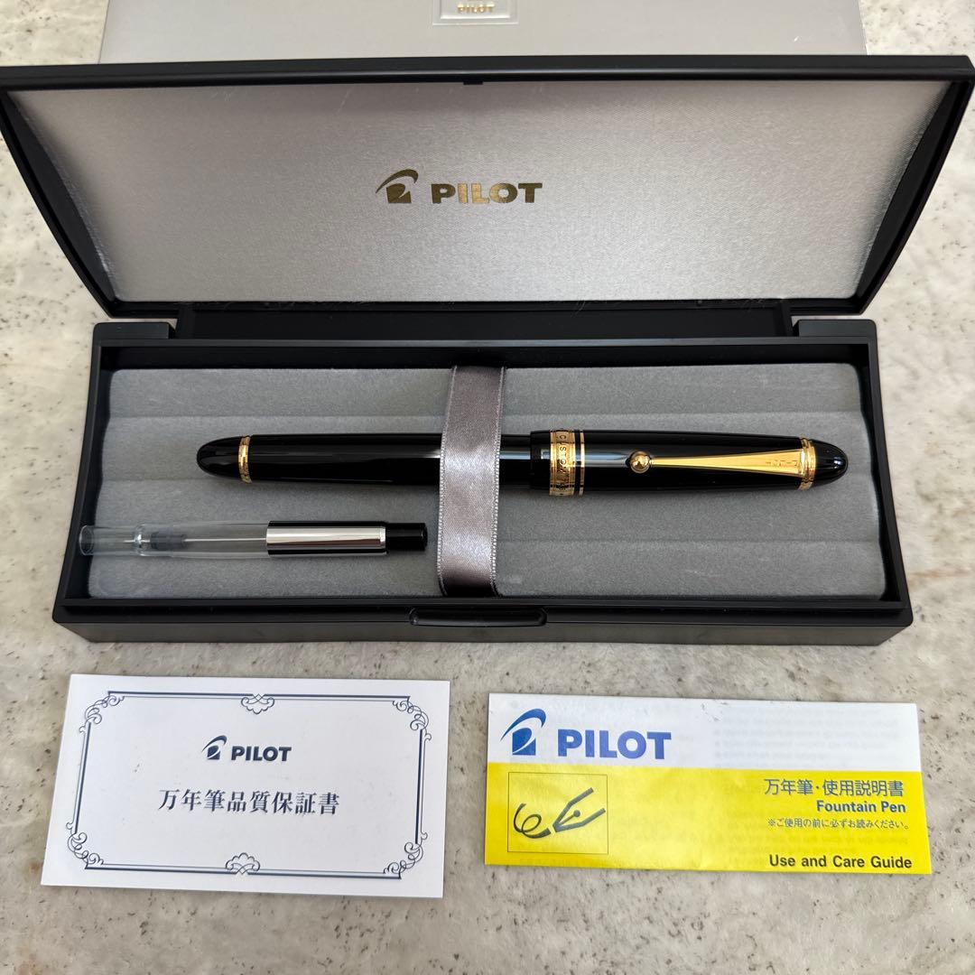 パイロット 万年筆 カスタム743 ペン先FM(やや硬めの中細字)
